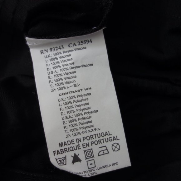 Diesel 00CELE 00NKF 100% RAYON-VISCOSE Made in Portugal Black Camisole Size L - Picture 13 of 13